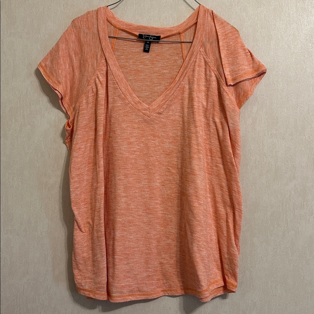 NWOT Jessica Simpson Coral Knit Top